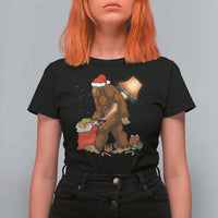 Bigfoot Christmas T Shirt For Women Xmas Movie Sasquatch Lovers - Wonder Print Shop