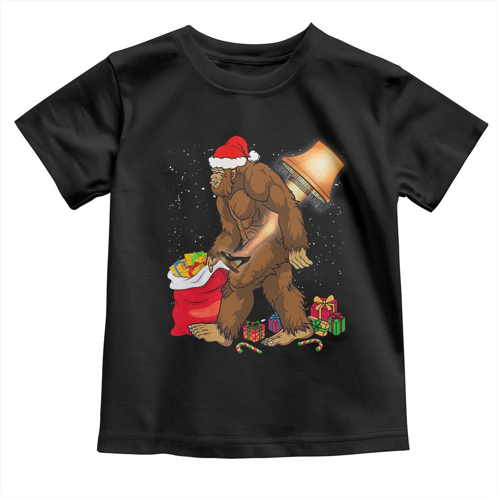 Bigfoot Christmas Toddler T Shirt Xmas Movie Sasquatch Lovers