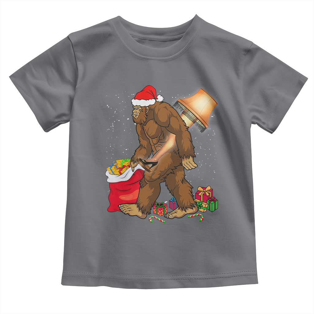 Bigfoot Christmas Toddler T Shirt Xmas Movie Sasquatch Lovers