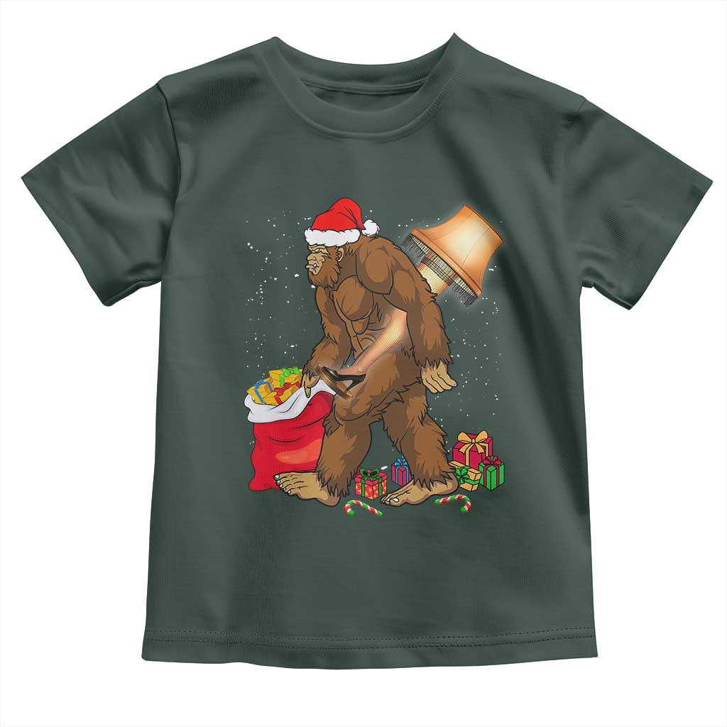 Bigfoot Christmas Toddler T Shirt Xmas Movie Sasquatch Lovers