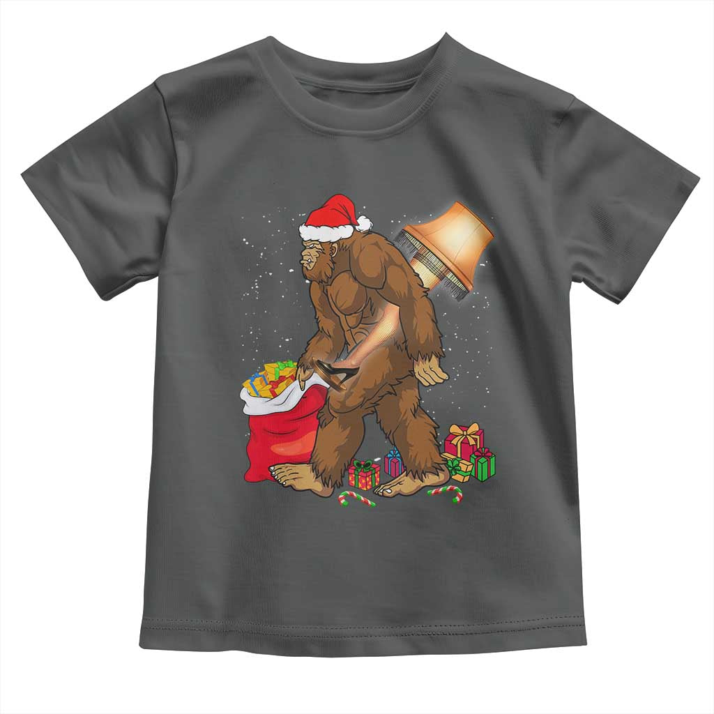Bigfoot Christmas Toddler T Shirt Xmas Movie Sasquatch Lovers