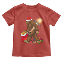 Bigfoot Christmas Toddler T Shirt Xmas Movie Sasquatch Lovers