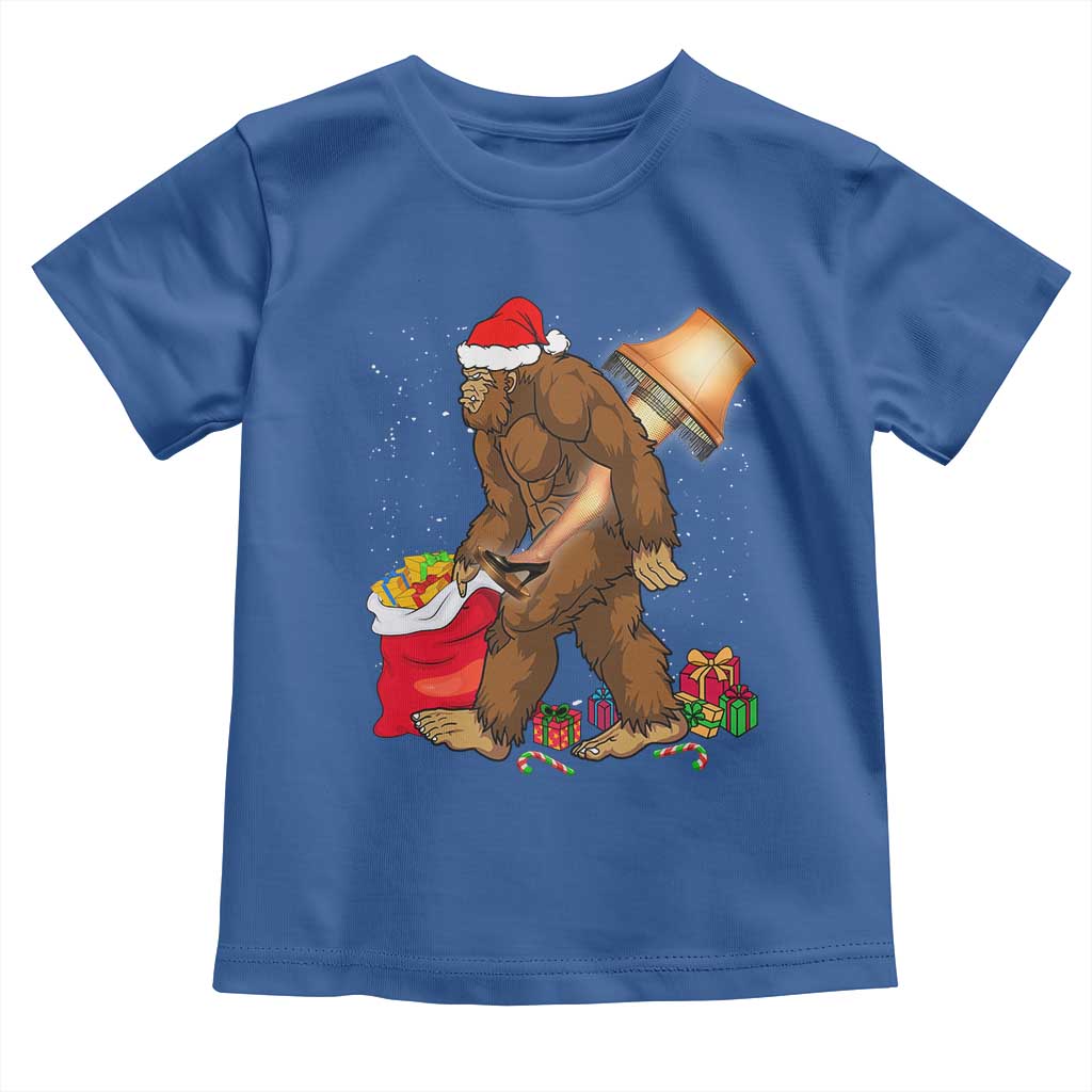 Bigfoot Christmas Toddler T Shirt Xmas Movie Sasquatch Lovers