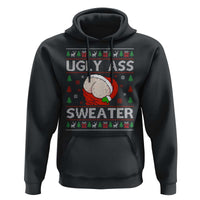 Funny Santa Christmas Hoodie Ugly Ass XMas Elephant Gift for Him