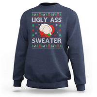 Funny Santa Christmas Sweatshirt Ugly Ass XMas Elephant Gift for Him - Wonder Print Shop