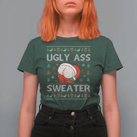 Funny Santa Christmas T Shirt For Women Ugly Ass XMas Elephant Gift for Him - Wonder Print Shop
