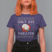 Funny Santa Christmas T Shirt For Women Ugly Ass XMas Elephant Gift for Him - Wonder Print Shop