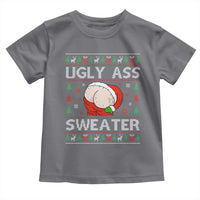 Funny Santa Christmas Toddler T Shirt Ugly Ass XMas Elephant Gift for Him