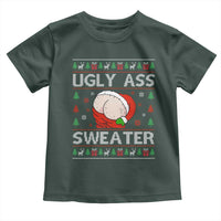 Funny Santa Christmas Toddler T Shirt Ugly Ass XMas Elephant Gift for Him