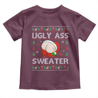 Funny Santa Christmas Toddler T Shirt Ugly Ass XMas Elephant Gift for Him