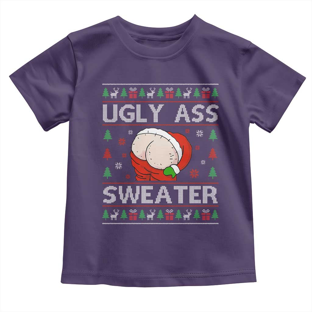 Funny Santa Christmas Toddler T Shirt Ugly Ass XMas Elephant Gift for Him