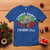 Raccoon Christmas T Shirt Sorry Santa I've Been Feral Retro Xmas Tree - Wonder Print Shop