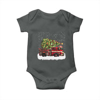 Fire Truck Christmas Baby Onesie Fireman Xmas Firefighter - Wonder Print Shop