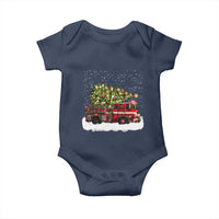 Fire Truck Christmas Baby Onesie Fireman Xmas Firefighter - Wonder Print Shop