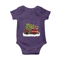 Fire Truck Christmas Baby Onesie Fireman Xmas Firefighter - Wonder Print Shop