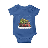 Fire Truck Christmas Baby Onesie Fireman Xmas Firefighter - Wonder Print Shop