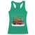 Fire Truck Christmas Racerback Tank Top Fireman Xmas Firefighter - Wonder Print Shop