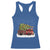 Fire Truck Christmas Racerback Tank Top Fireman Xmas Firefighter - Wonder Print Shop