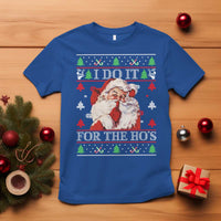 Funny Christmas Santa T Shirt Vintage Santa I Do It For The Ho's Ugly Christmas - Wonder Print Shop