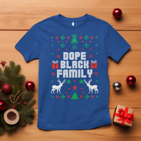 African American Family Christmas T Shirt Dope Black Family Matching Ugly Christmas - Wonder Print Shop