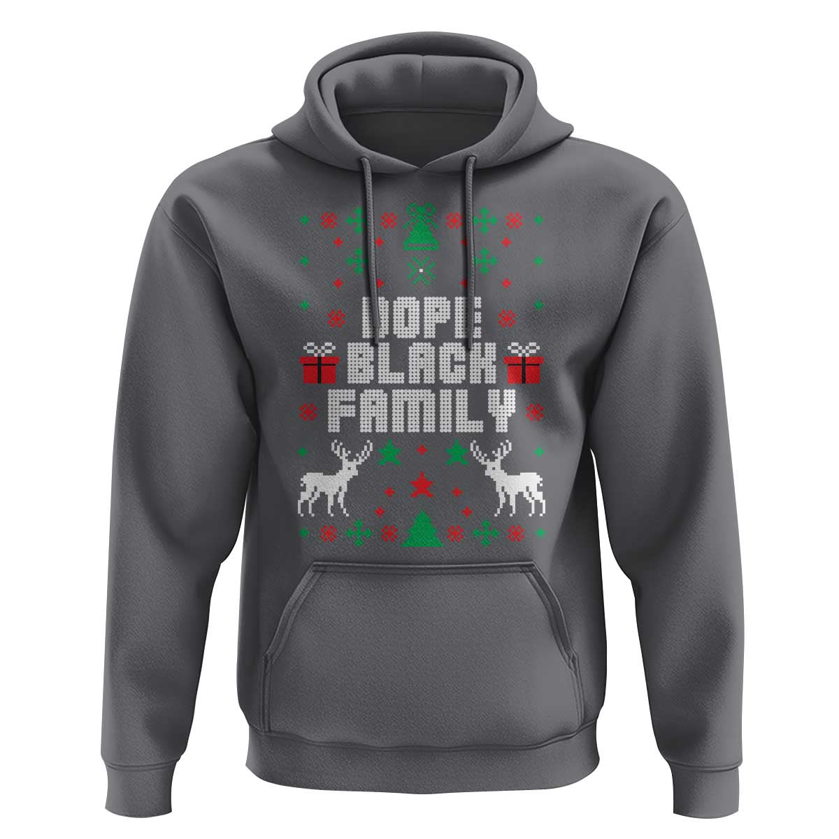 African American Family Christmas Hoodie Dope Black Family Matching Ugly Christmas