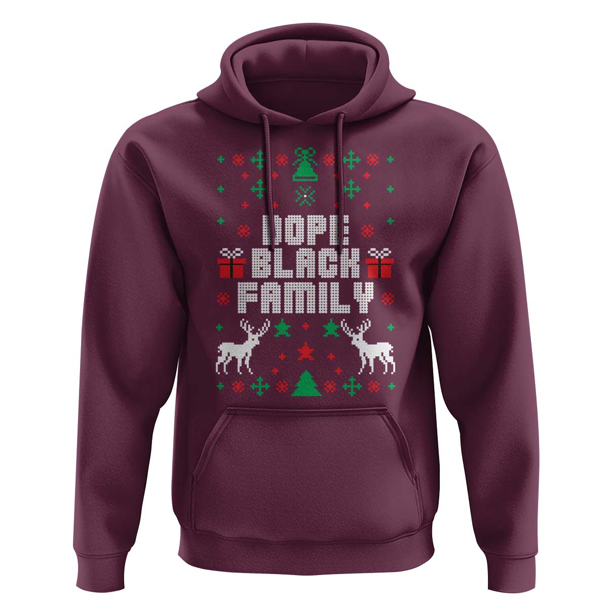 African American Family Christmas Hoodie Dope Black Family Matching Ugly Christmas
