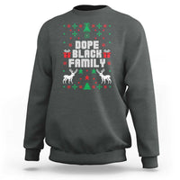 African American Family Christmas Sweatshirt Dope Black Family Matching Ugly Christmas - Wonder Print Shop