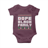 African American Family Christmas Baby Onesie Dope Black Family Matching Ugly Xmas