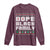 African American Family Christmas Long Sleeve Shirt Dope Black Family Matching Ugly Xmas