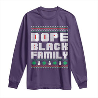 African American Family Christmas Long Sleeve Shirt Dope Black Family Matching Ugly Xmas