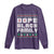 African American Family Christmas Long Sleeve Shirt Dope Black Family Matching Ugly Xmas
