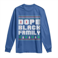 African American Family Christmas Long Sleeve Shirt Dope Black Family Matching Ugly Xmas