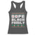 African American Family Christmas Racerback Tank Top Dope Black Family Matching Ugly Xmas