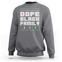 African American Family Christmas Sweatshirt Dope Black Family Matching Ugly Xmas - Wonder Print Shop