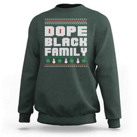 African American Family Christmas Sweatshirt Dope Black Family Matching Ugly Xmas - Wonder Print Shop
