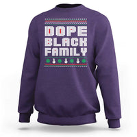 African American Family Christmas Sweatshirt Dope Black Family Matching Ugly Xmas - Wonder Print Shop