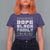 African American Family Christmas T Shirt For Women Dope Black Family Matching Ugly Xmas - Wonder Print Shop