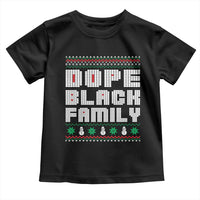 African American Family Christmas Toddler T Shirt Dope Black Family Matching Ugly Xmas