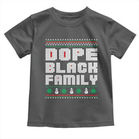 African American Family Christmas Toddler T Shirt Dope Black Family Matching Ugly Xmas