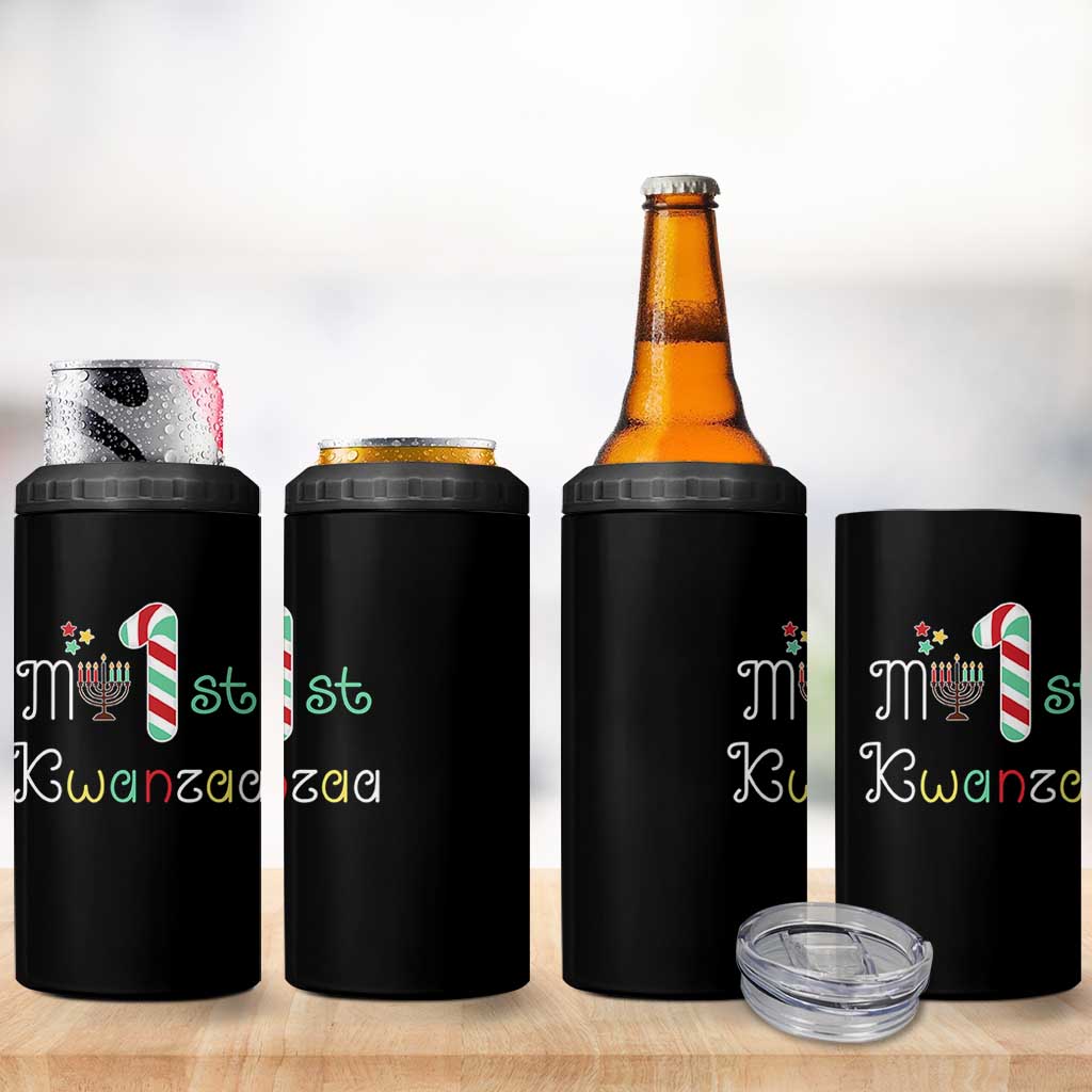 My 1st Kwanzaa 4 in 1 Can Cooler Tumbler Babys First Kwanzaa Kinara Gift