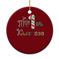 My 1st Kwanzaa Ceramic Ornament Babys First Kwanzaa Kinara Gift
