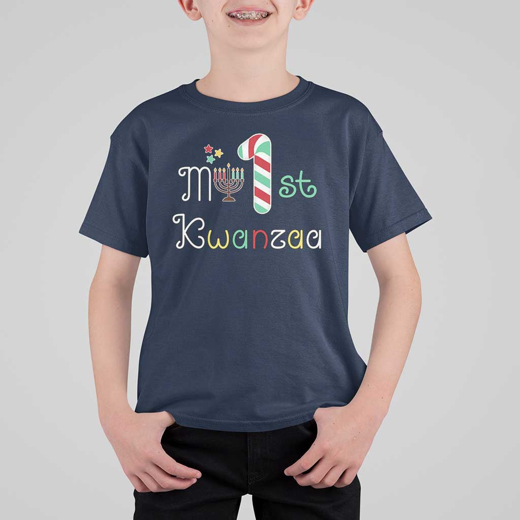 My 1st Kwanzaa T Shirt For Kid Babys First Kwanzaa Kinara Gift