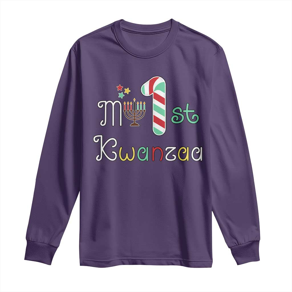 My 1st Kwanzaa Long Sleeve Shirt Babys First Kwanzaa Kinara Gift