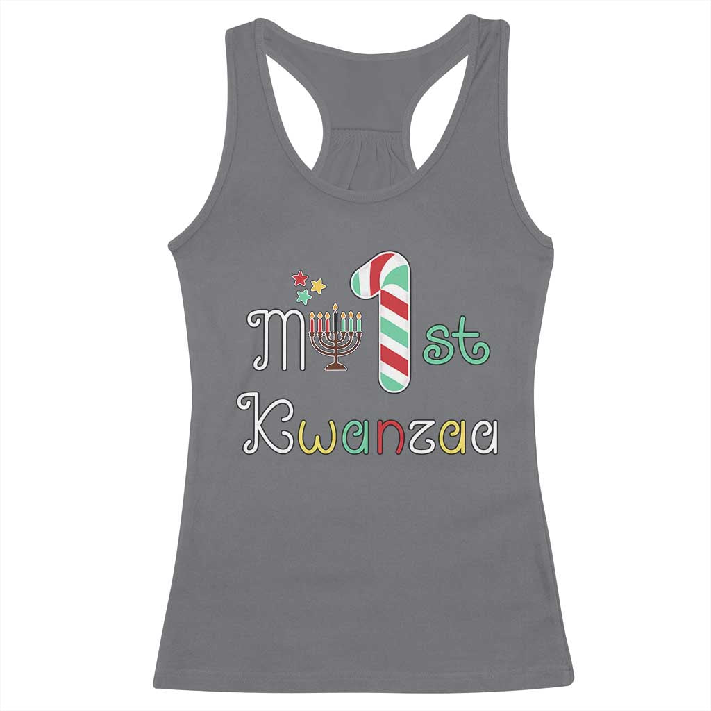 My 1st Kwanzaa Racerback Tank Top Babys First Kwanzaa Kinara Gift