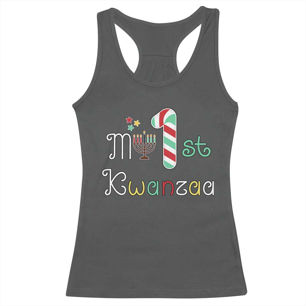 My 1st Kwanzaa Racerback Tank Top Babys First Kwanzaa Kinara Gift