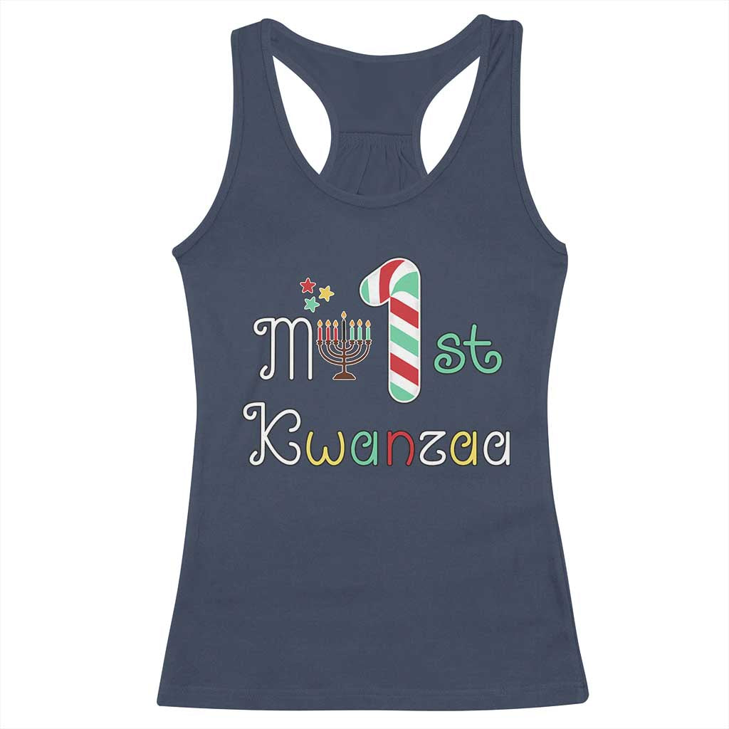 My 1st Kwanzaa Racerback Tank Top Babys First Kwanzaa Kinara Gift