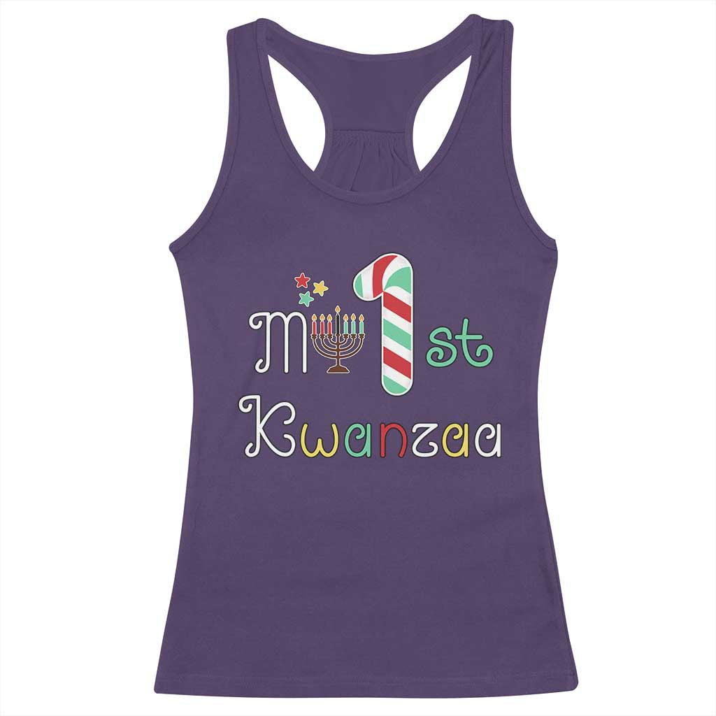 My 1st Kwanzaa Racerback Tank Top Babys First Kwanzaa Kinara Gift