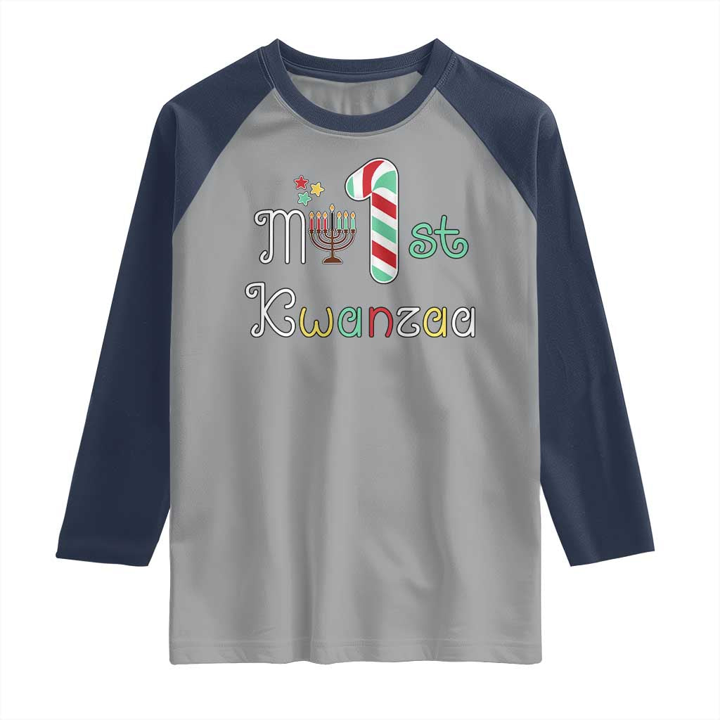My 1st Kwanzaa Raglan Shirt Babys First Kwanzaa Kinara Gift