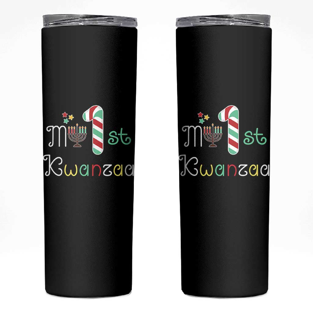 My 1st Kwanzaa Skinny Tumbler Babys First Kwanzaa Kinara Gift
