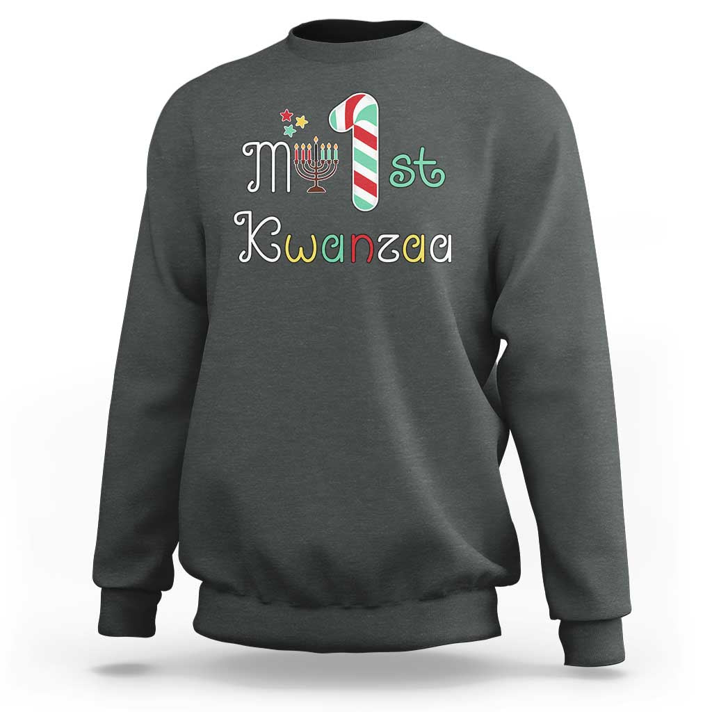 My 1st Kwanzaa Sweatshirt Babys First Kwanzaa Kinara Gift